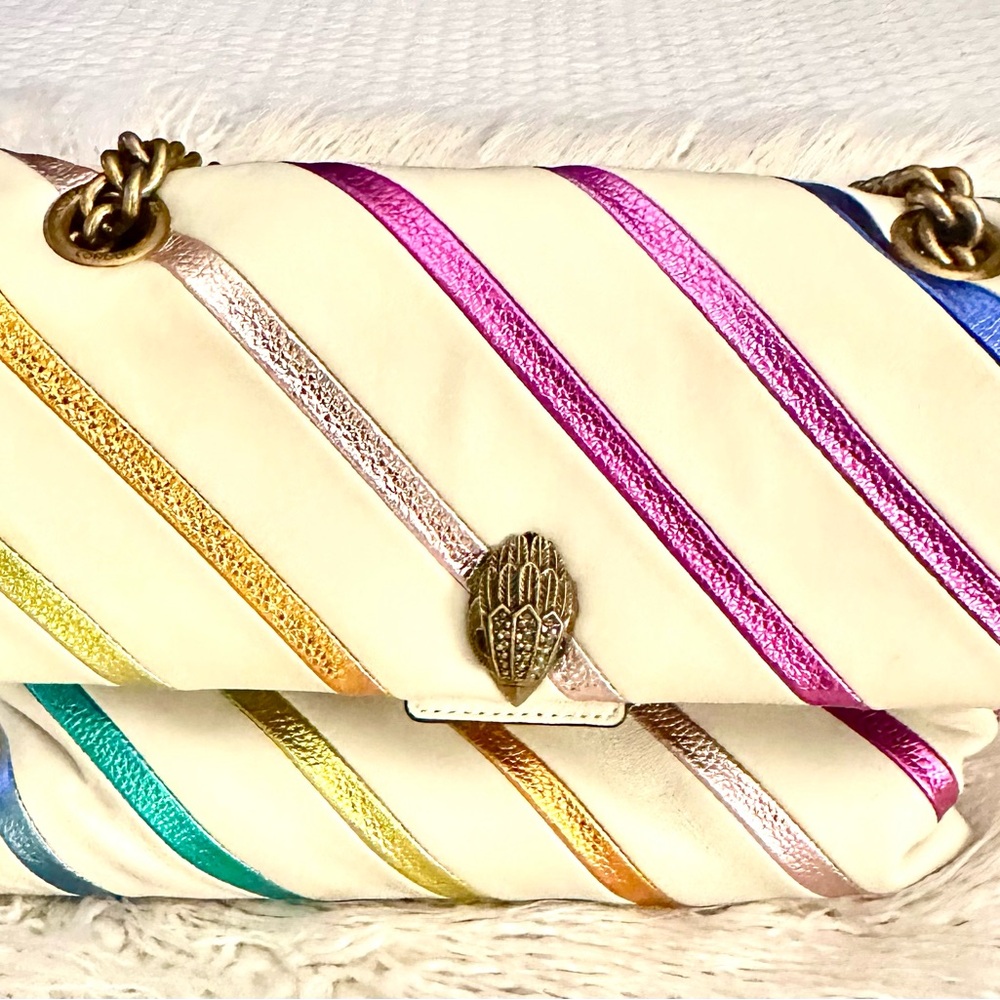 Multicolor Striped Women's Bag